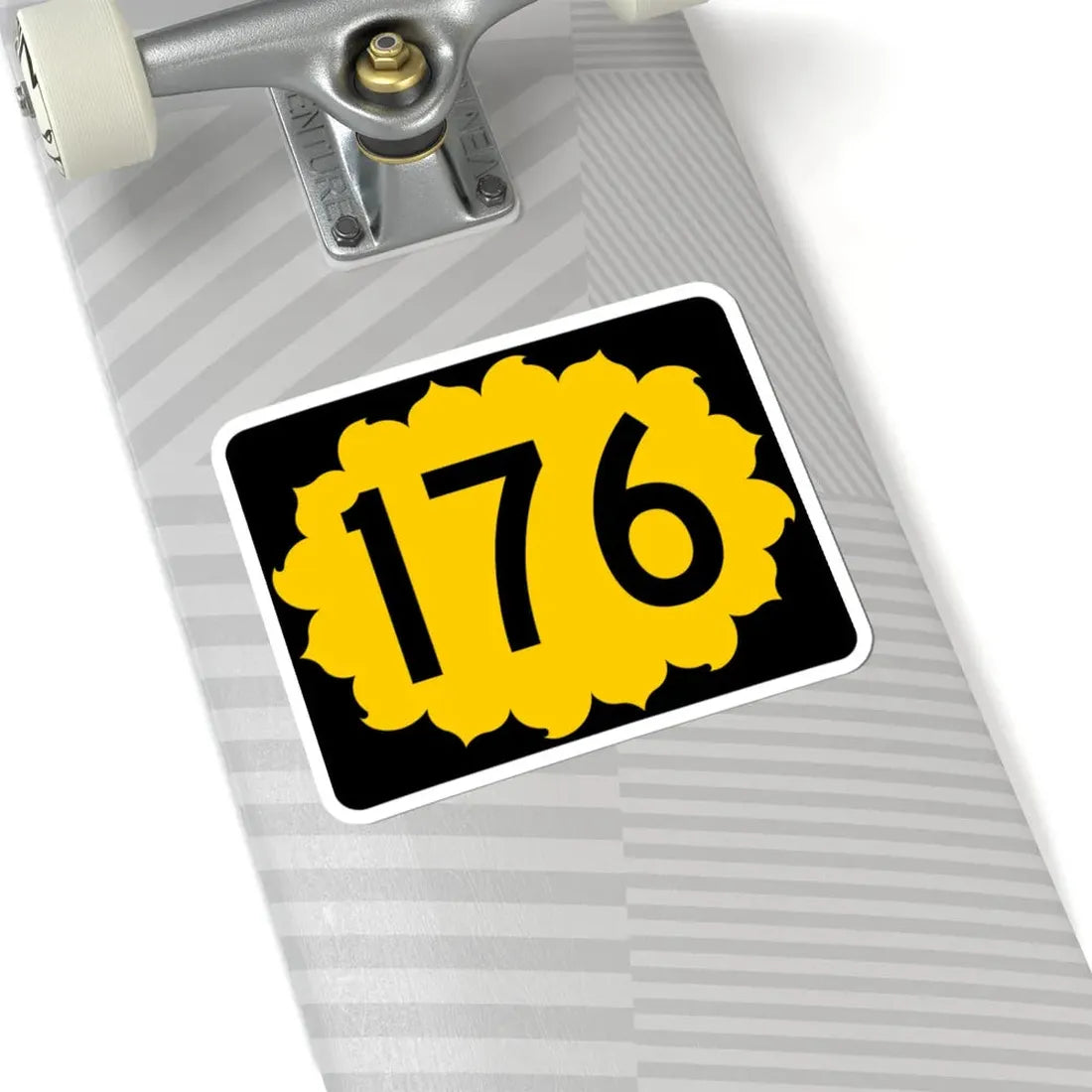 K-176 (Kansas) (Road Sign) STICKER Vinyl Kiss-Cut Decal - The Sticker Space