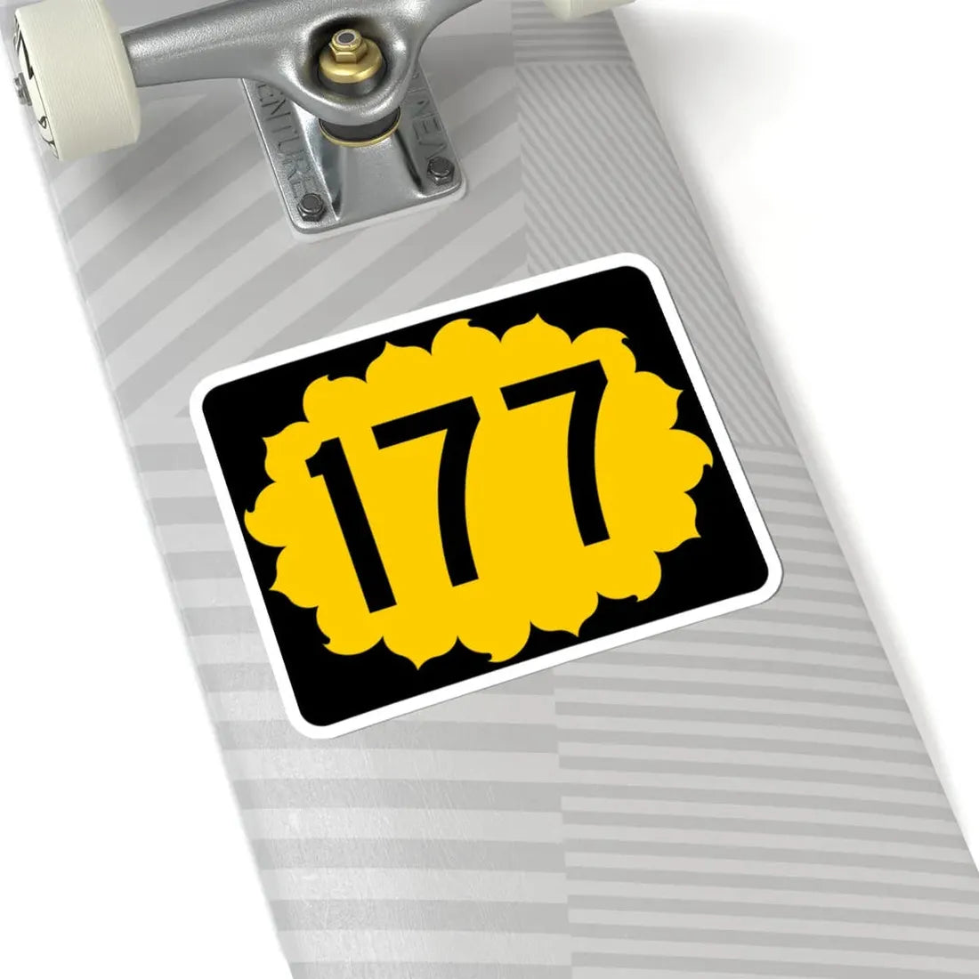 K-177 (Kansas) (Road Sign) STICKER Vinyl Kiss-Cut Decal - The Sticker Space