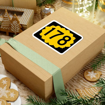 K-178 (Kansas) (Road Sign) STICKER Vinyl Kiss-Cut Decal - The Sticker Space