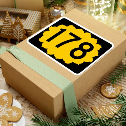 K-178 (Kansas) (Road Sign) STICKER Vinyl Kiss-Cut Decal - The Sticker Space