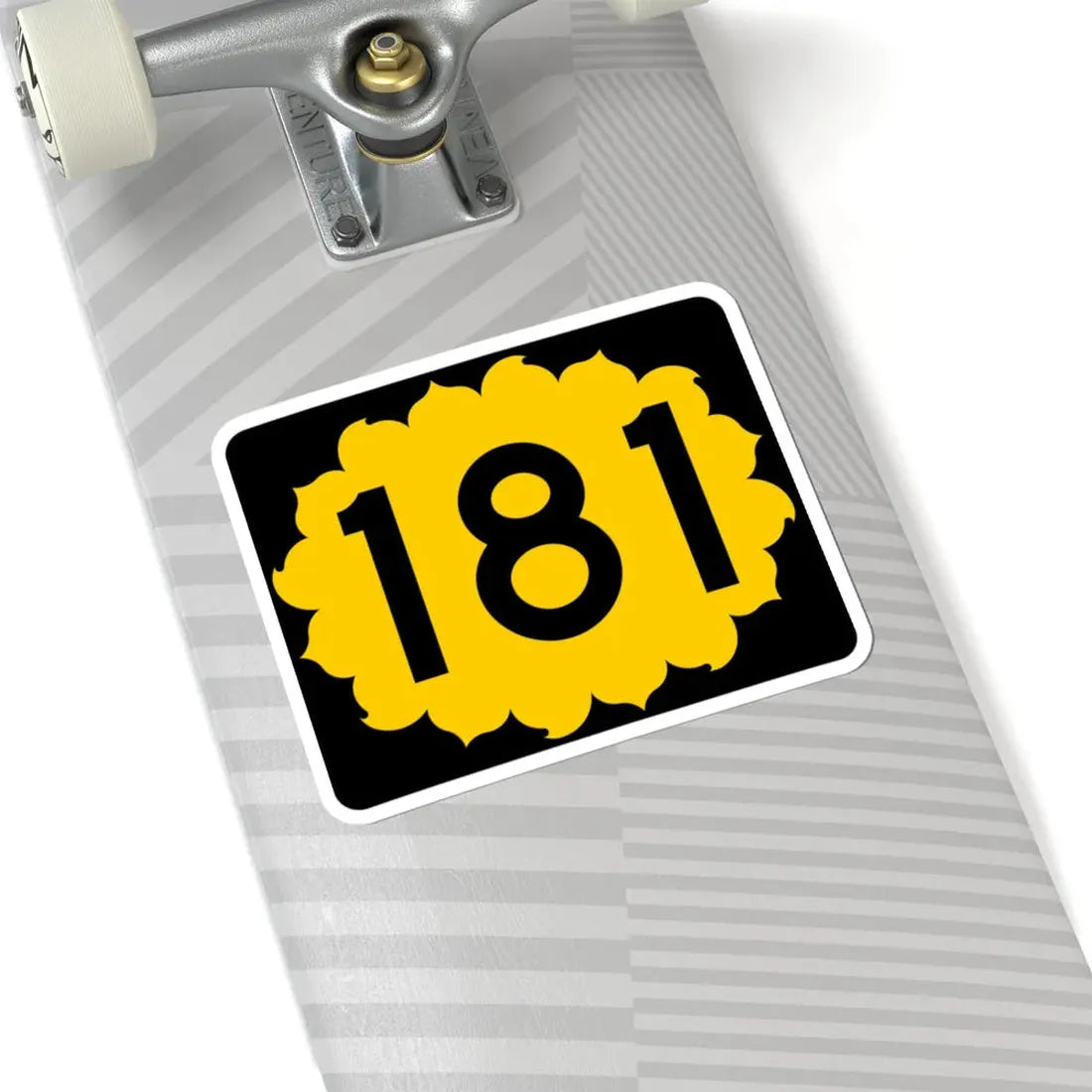 K-181 (Kansas) (Road Sign) STICKER Vinyl Kiss-Cut Decal - The Sticker Space