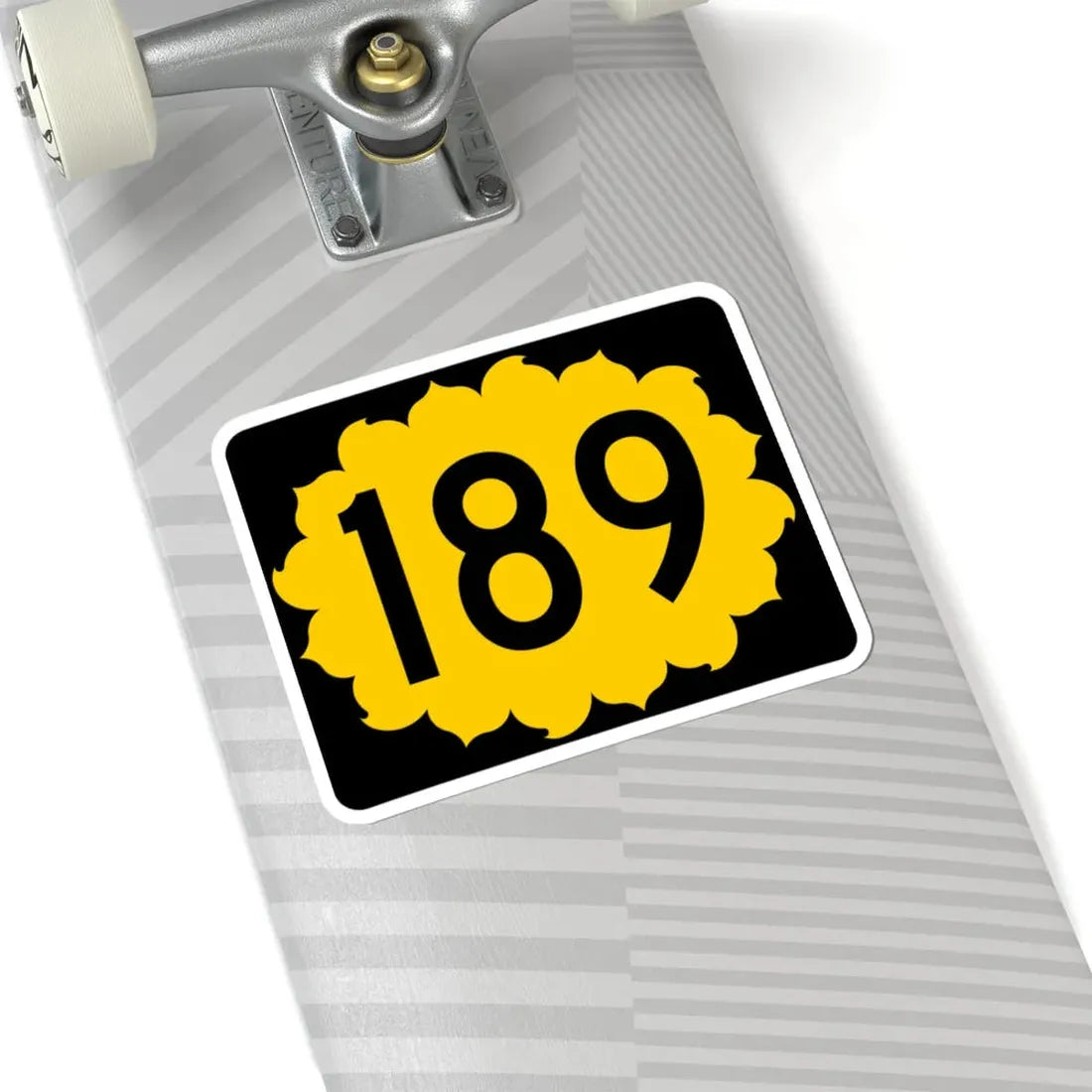 K-189 (Kansas) (Road Sign) STICKER Vinyl Kiss-Cut Decal - The Sticker Space