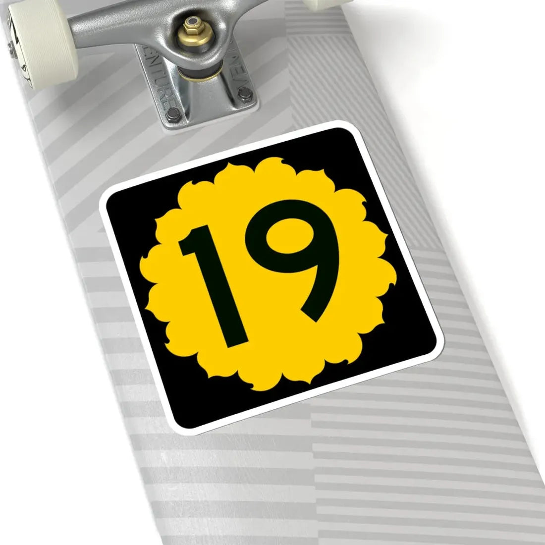 K-19 (Kansas) (Road Sign) STICKER Vinyl Kiss-Cut Decal - The Sticker Space