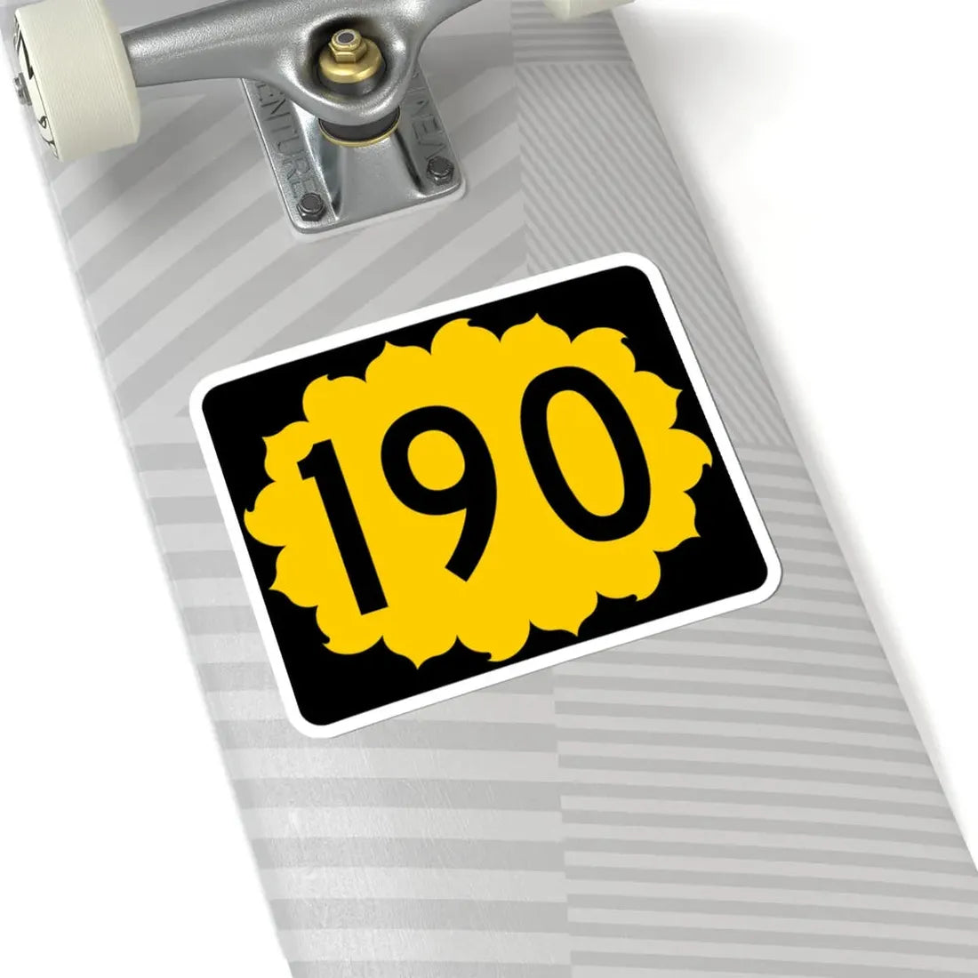 K-190 (Kansas) (Road Sign) STICKER Vinyl Kiss-Cut Decal - The Sticker Space