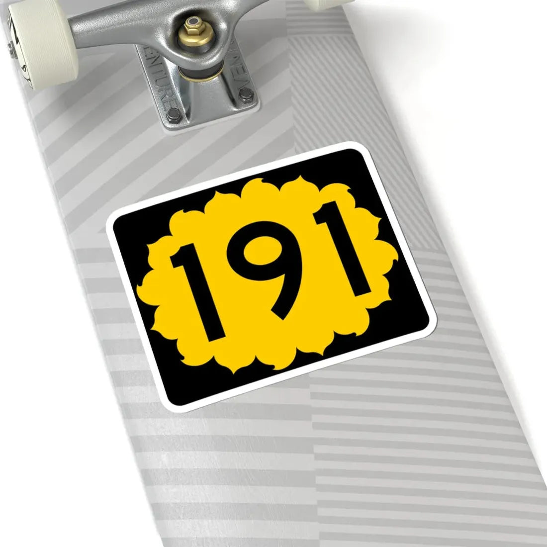 K-191 (Kansas) (Road Sign) STICKER Vinyl Kiss-Cut Decal - The Sticker Space