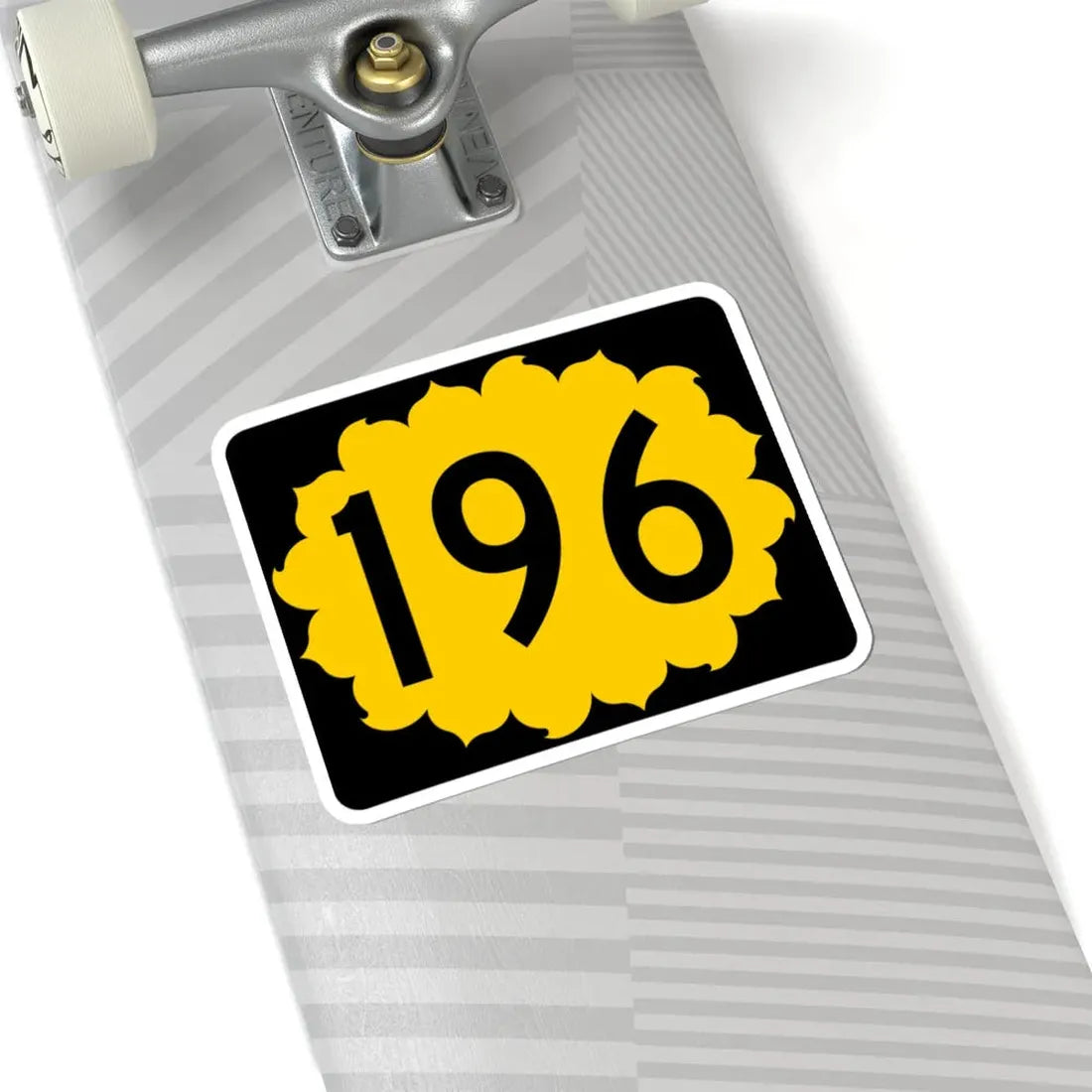 K-196 (Kansas) (Road Sign) STICKER Vinyl Kiss-Cut Decal - The Sticker Space