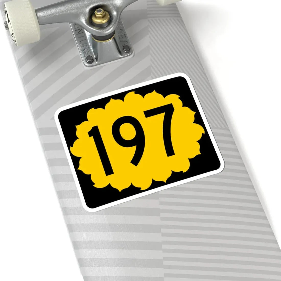 K-197 (Kansas) (Road Sign) STICKER Vinyl Kiss-Cut Decal - The Sticker Space