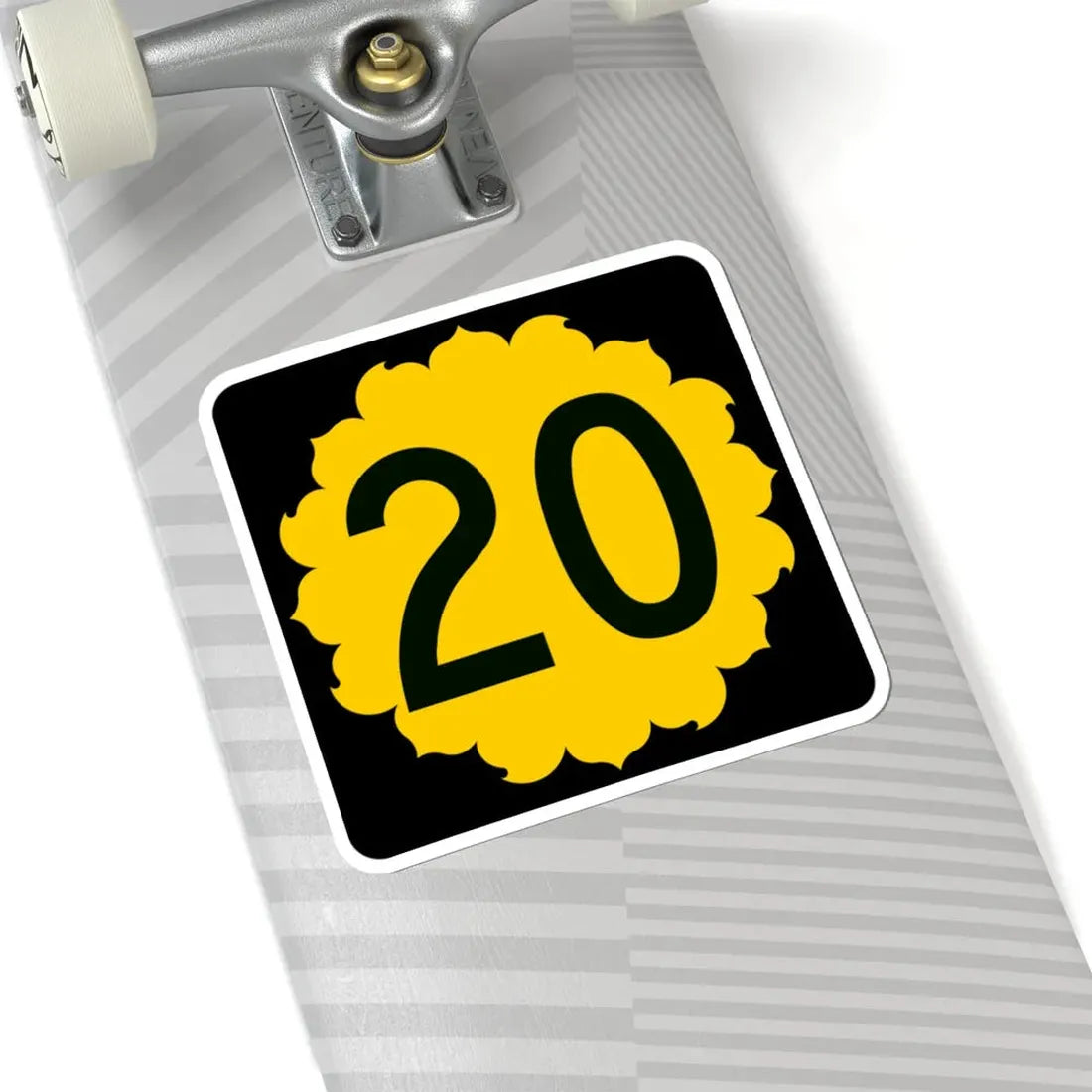 K-20 (Kansas) (Road Sign) STICKER Vinyl Kiss-Cut Decal - The Sticker Space