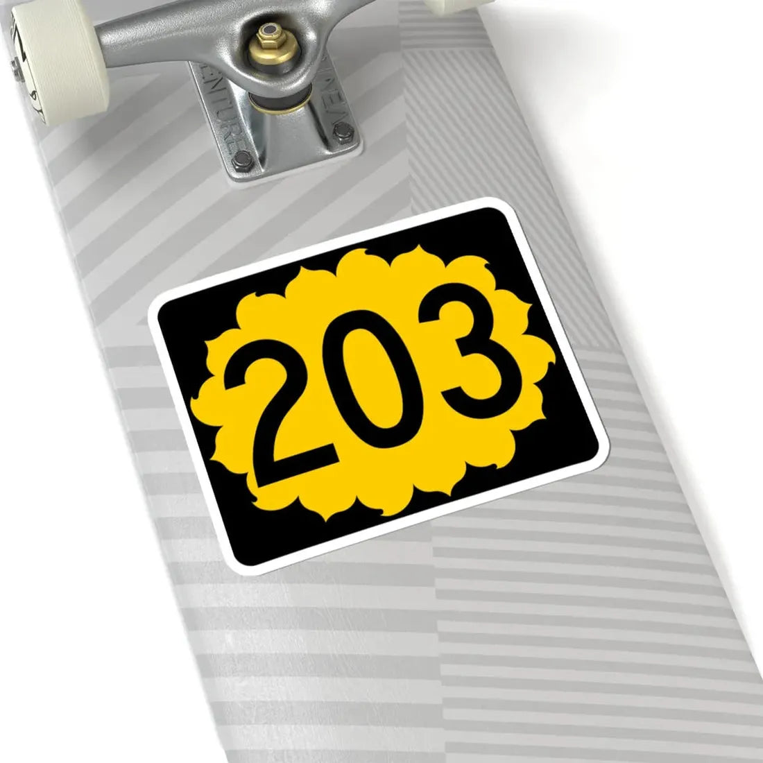 K-203 (Kansas) (Road Sign) STICKER Vinyl Kiss-Cut Decal - The Sticker Space