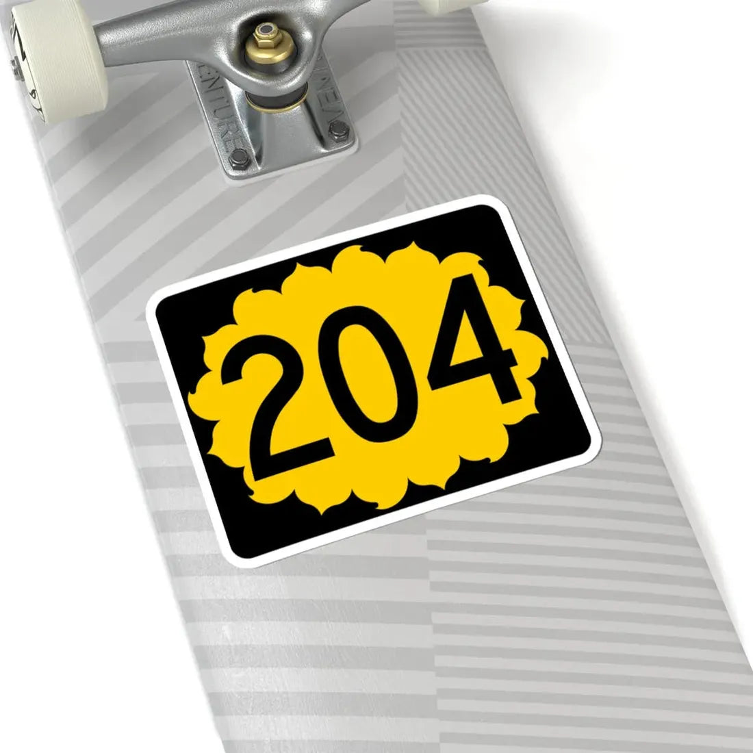 K-204 (Kansas) (Road Sign) STICKER Vinyl Kiss-Cut Decal - The Sticker Space