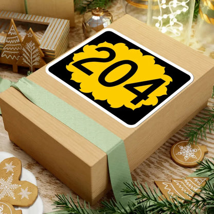 K-204 (Kansas) (Road Sign) STICKER Vinyl Kiss-Cut Decal - The Sticker Space