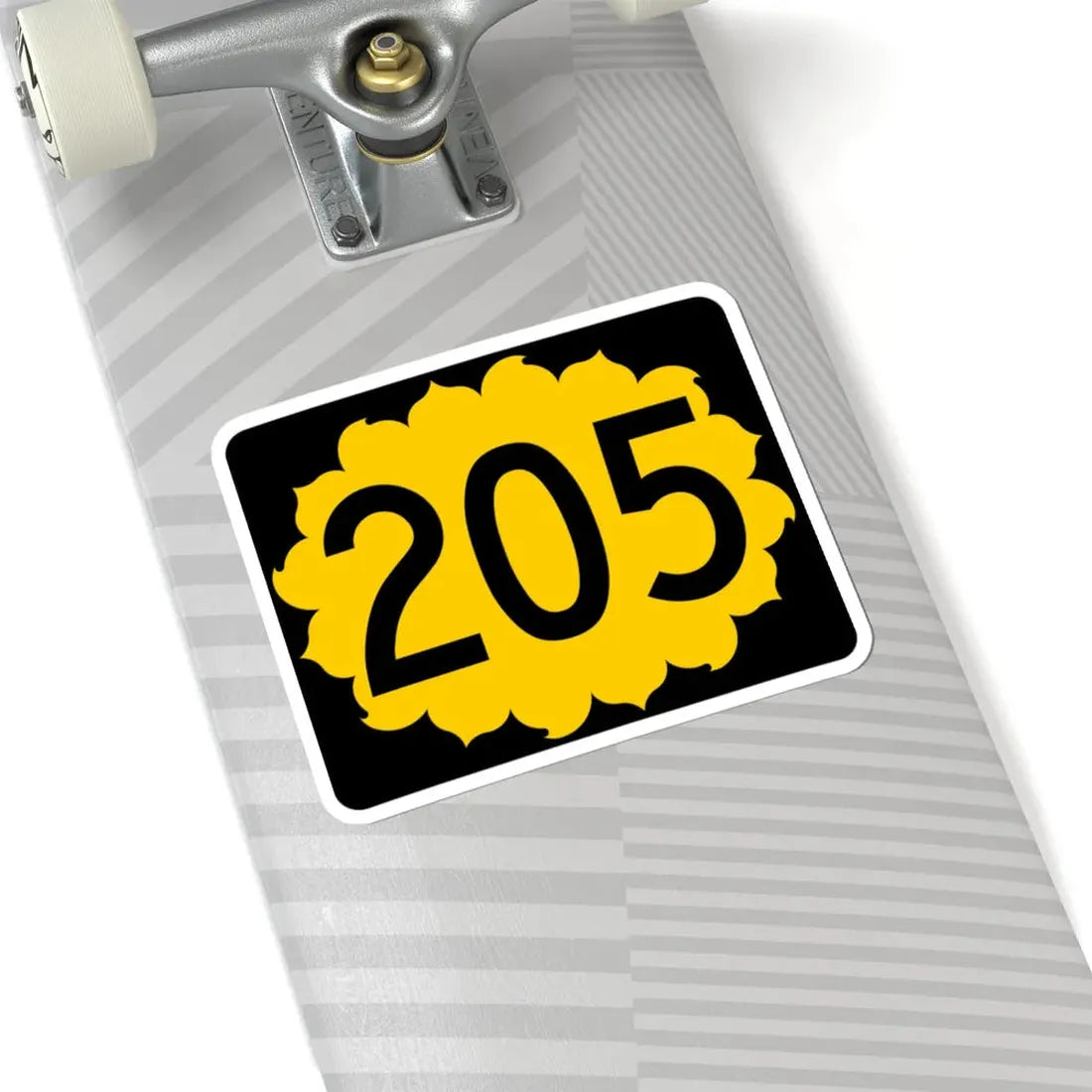 K-205 (Kansas) (Road Sign) STICKER Vinyl Kiss-Cut Decal - The Sticker Space