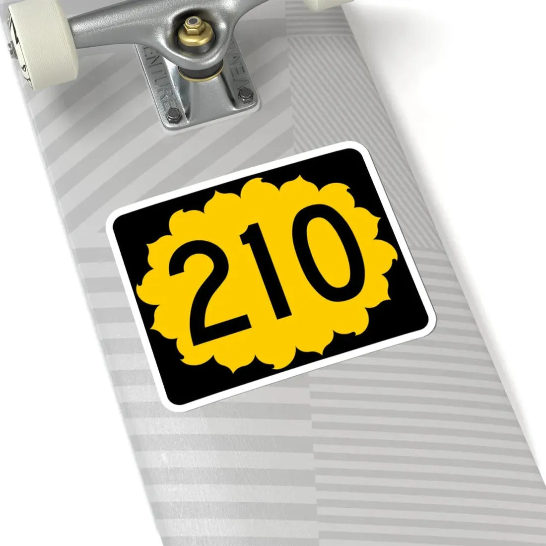 K-210 (Kansas) (Road Sign) STICKER Vinyl Kiss-Cut Decal - The Sticker Space