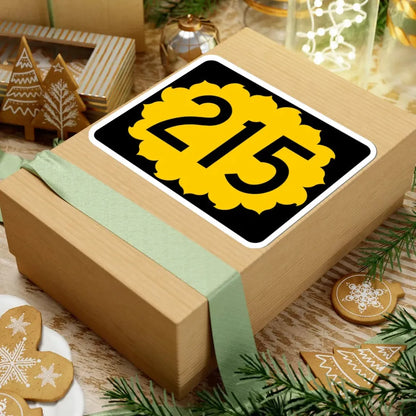 K-215 (Kansas) (Road Sign) STICKER Vinyl Kiss-Cut Decal - The Sticker Space