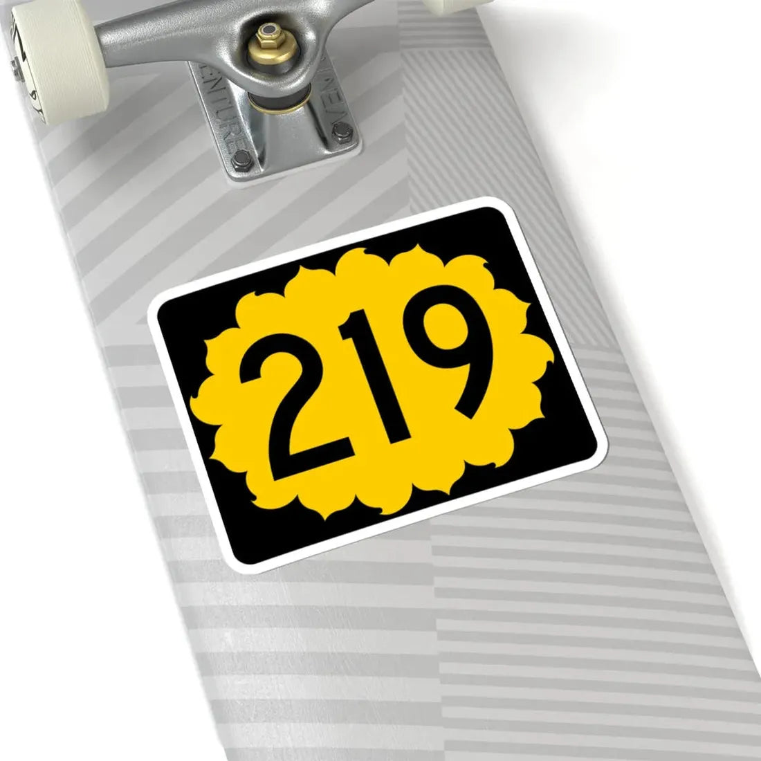 K-219 (Kansas) (Road Sign) STICKER Vinyl Kiss-Cut Decal - The Sticker Space