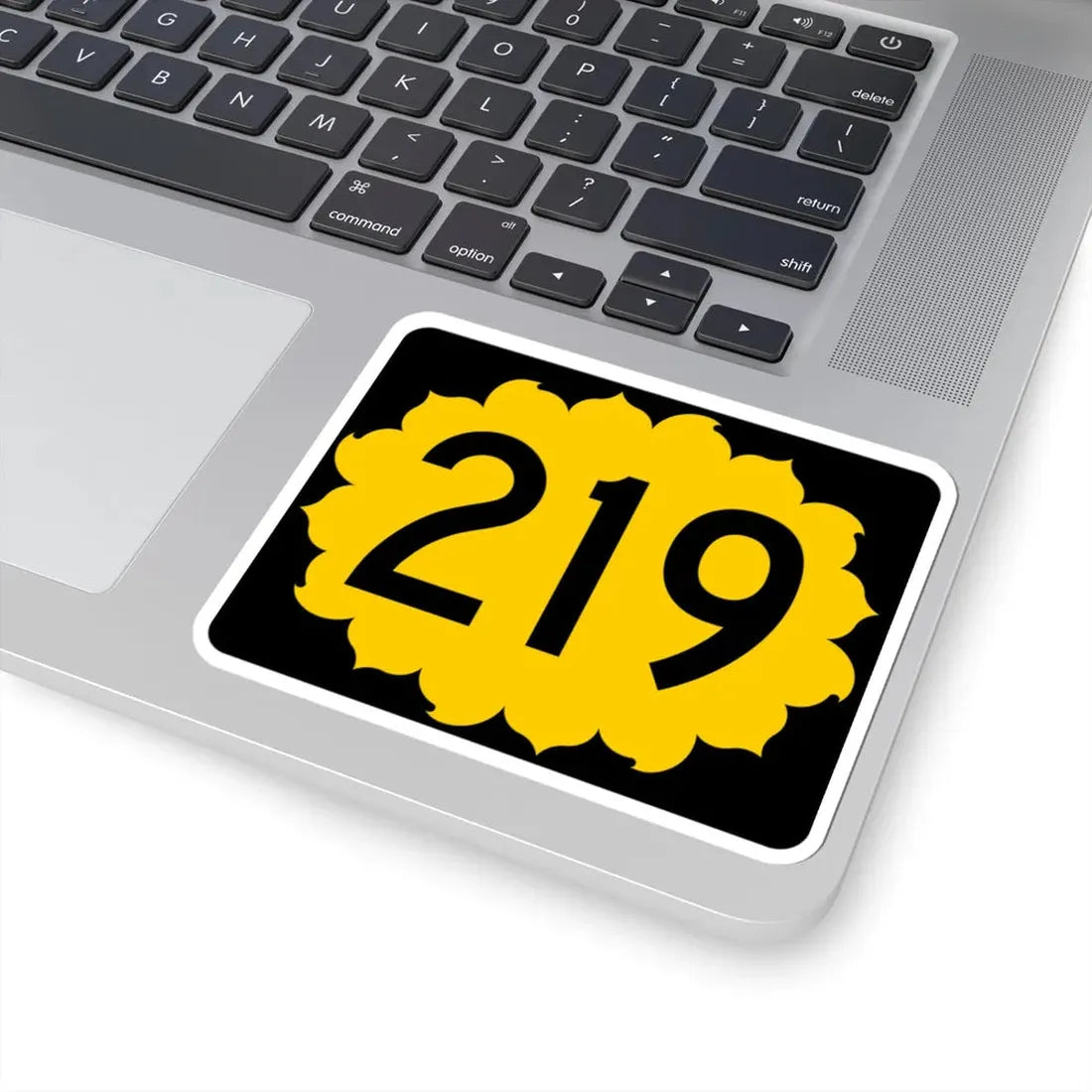 K-219 (Kansas) (Road Sign) STICKER Vinyl Kiss-Cut Decal - The Sticker Space