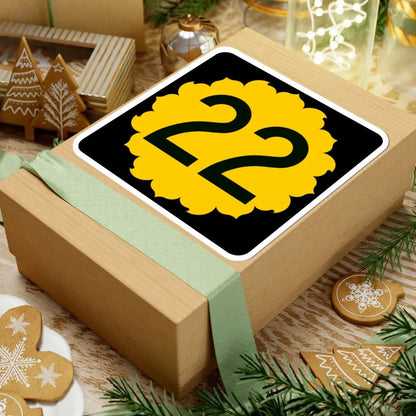 K-22 (Kansas) (Road Sign) STICKER Vinyl Kiss-Cut Decal - The Sticker Space