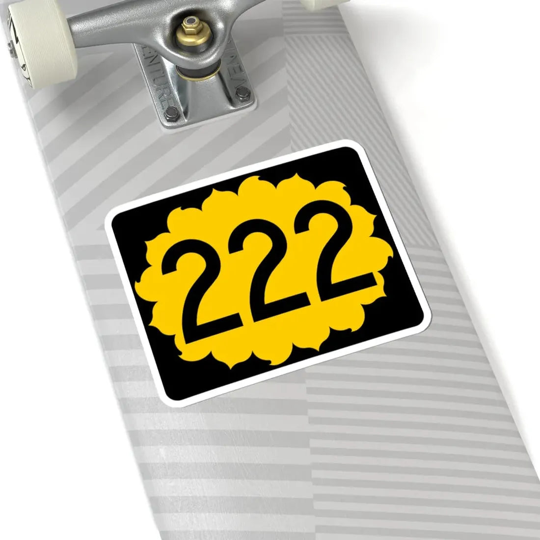 K-222 (Kansas) (Road Sign) STICKER Vinyl Kiss-Cut Decal - The Sticker Space