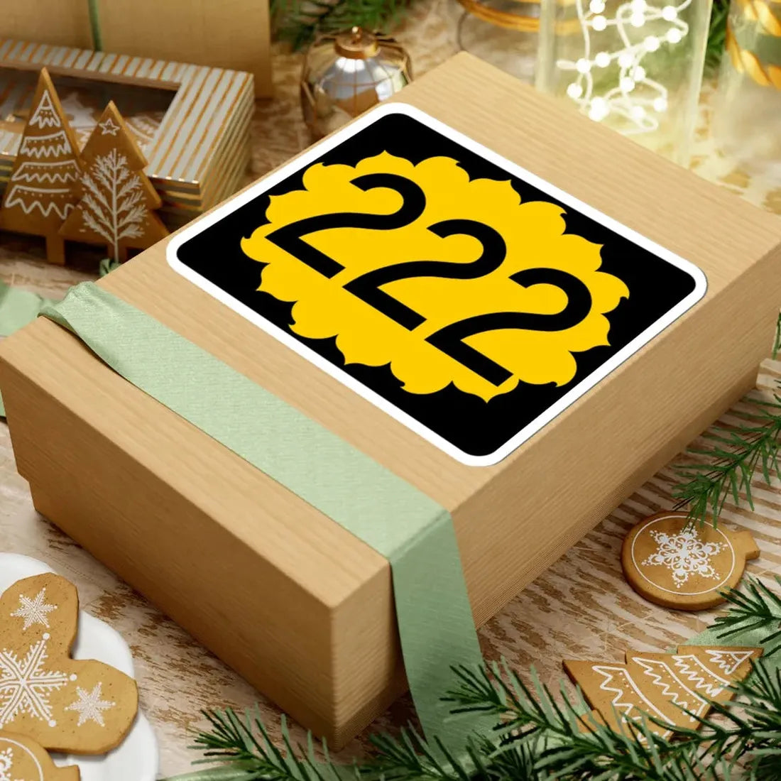 K-222 (Kansas) (Road Sign) STICKER Vinyl Kiss-Cut Decal - The Sticker Space