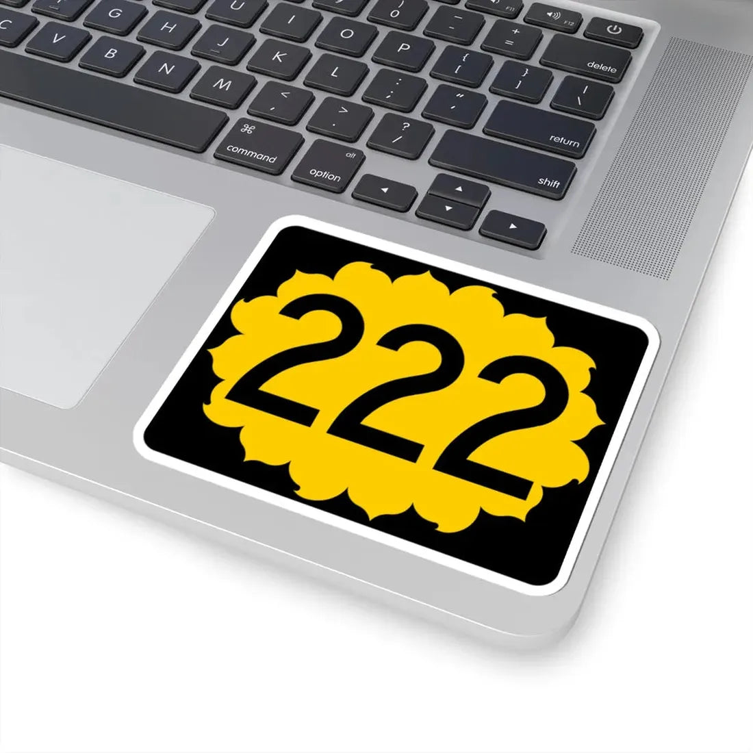 K-222 (Kansas) (Road Sign) STICKER Vinyl Kiss-Cut Decal - The Sticker Space