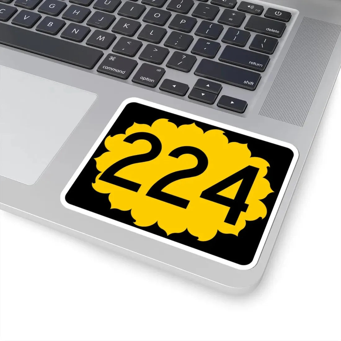 K-224 (Kansas) (Road Sign) STICKER Vinyl Kiss-Cut Decal - The Sticker Space