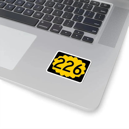 K-226 (Kansas) (Road Sign) STICKER Vinyl Kiss-Cut Decal - The Sticker Space