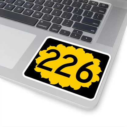 K-226 (Kansas) (Road Sign) STICKER Vinyl Kiss-Cut Decal - The Sticker Space