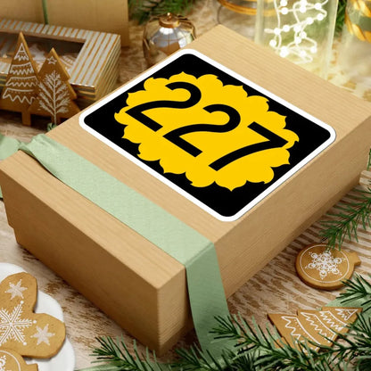 K-227 (Kansas) (Road Sign) STICKER Vinyl Kiss-Cut Decal - The Sticker Space