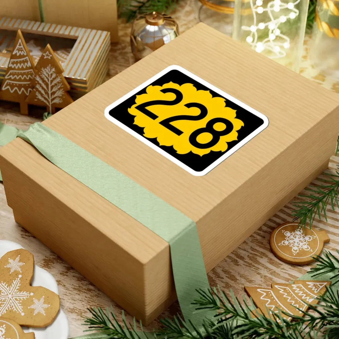 K-228 (Kansas) (Road Sign) STICKER Vinyl Kiss-Cut Decal - The Sticker Space