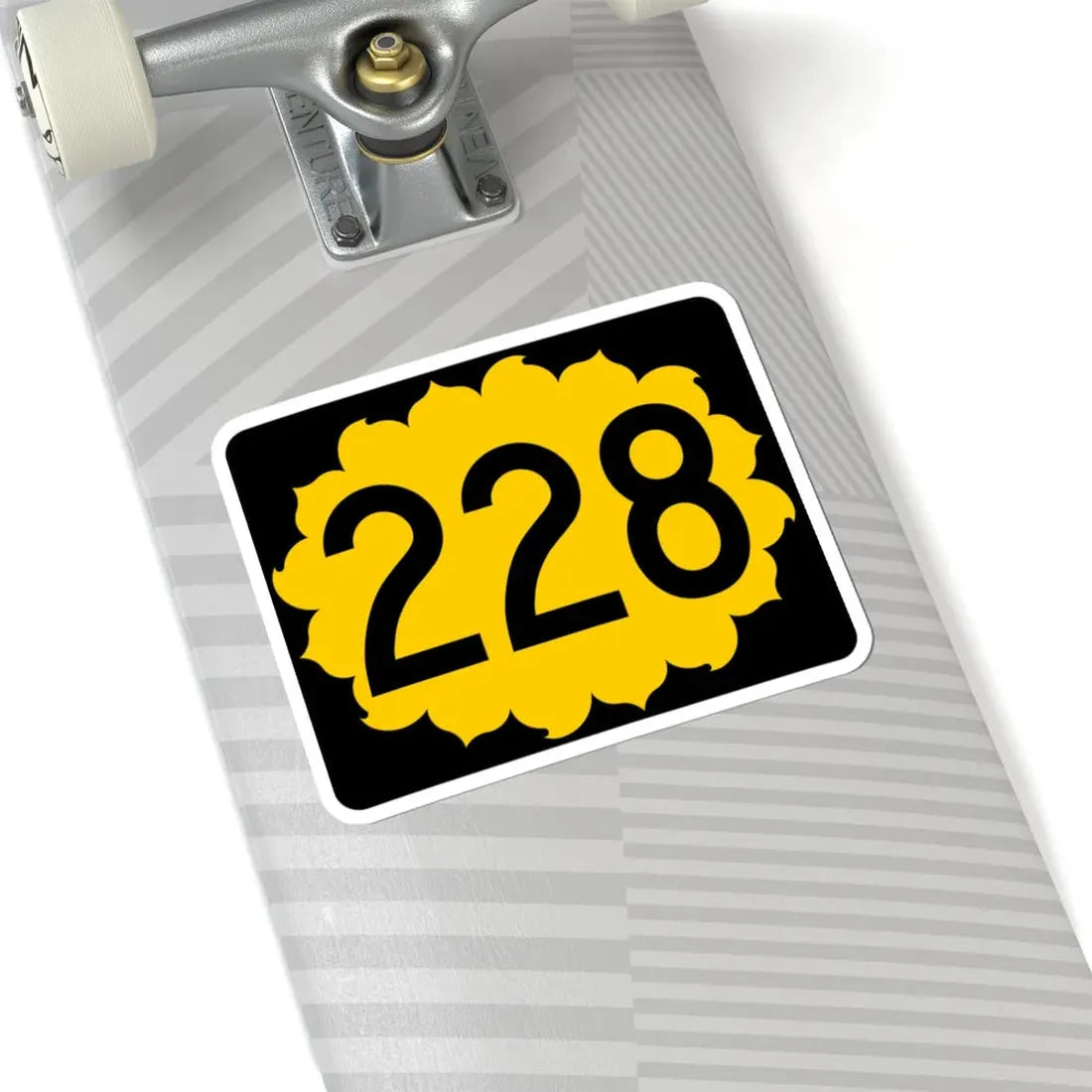 K-228 (Kansas) (Road Sign) STICKER Vinyl Kiss-Cut Decal - The Sticker Space