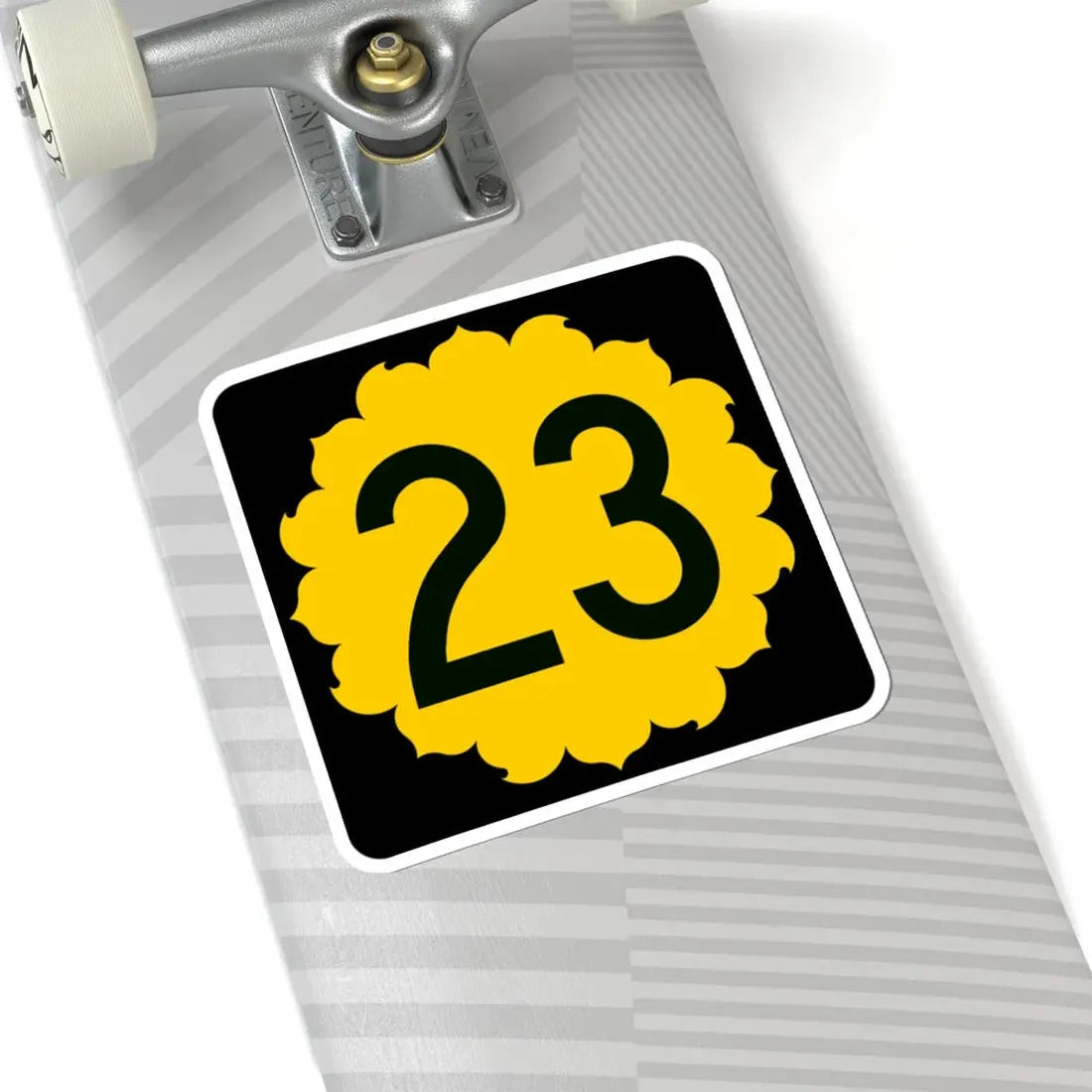 K-23 (Kansas) (Road Sign) STICKER Vinyl Kiss-Cut Decal - The Sticker Space