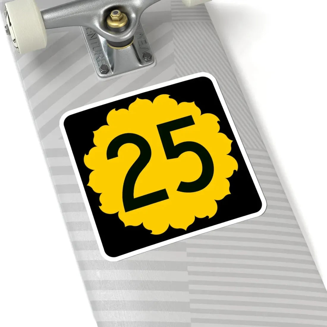 K-25 (Kansas) (Road Sign) STICKER Vinyl Kiss-Cut Decal - The Sticker Space