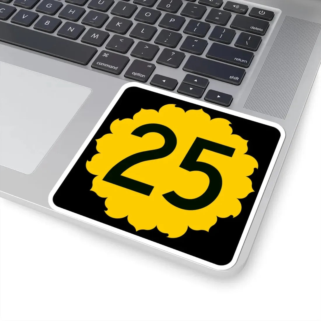 K-25 (Kansas) (Road Sign) STICKER Vinyl Kiss-Cut Decal - The Sticker Space