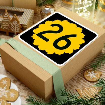 K-26 (Kansas) (Road Sign) STICKER Vinyl Kiss-Cut Decal - The Sticker Space