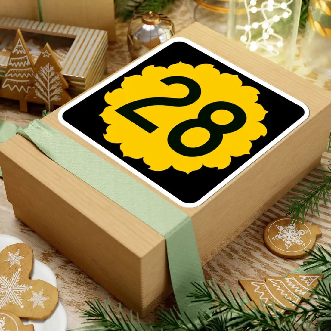 K-28 (Kansas) (Road Sign) STICKER Vinyl Kiss-Cut Decal - The Sticker Space