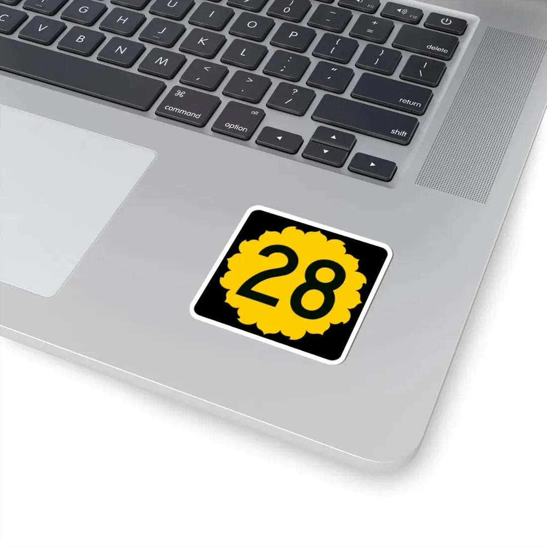 K-28 (Kansas) (Road Sign) STICKER Vinyl Kiss-Cut Decal - The Sticker Space