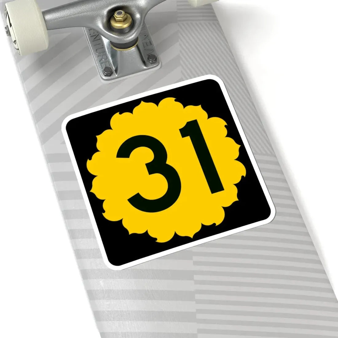 K-31 (Kansas) (Road Sign) STICKER Vinyl Kiss-Cut Decal - The Sticker Space