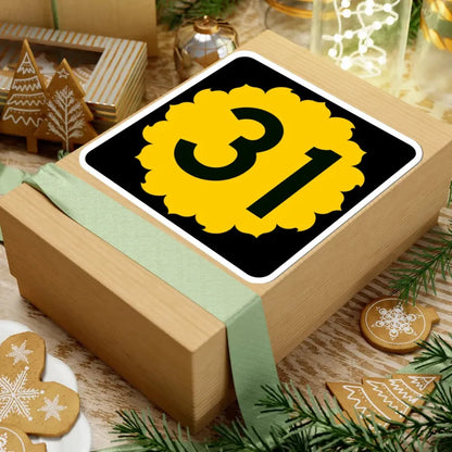 K-31 (Kansas) (Road Sign) STICKER Vinyl Kiss-Cut Decal - The Sticker Space