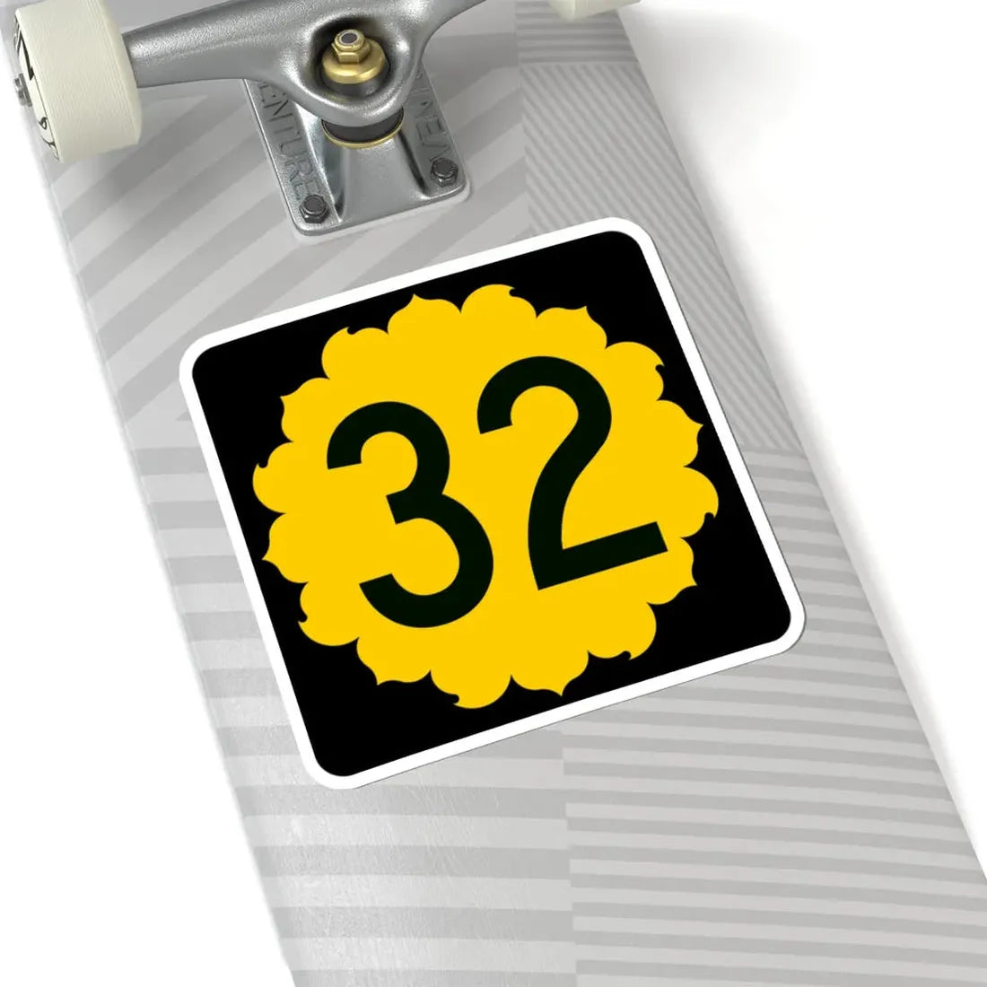 K-32 (Kansas) (Road Sign) STICKER Vinyl Kiss-Cut Decal - The Sticker Space