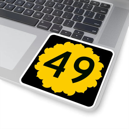 K-49 (Kansas) (Road Sign) STICKER Vinyl Kiss-Cut Decal - The Sticker Space