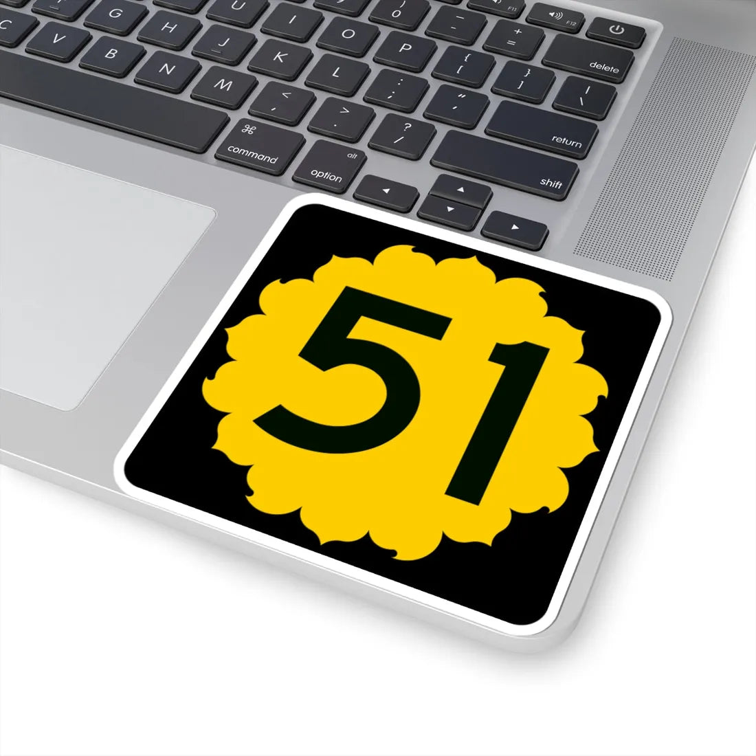 K-51 (Kansas) (Road Sign) STICKER Vinyl Kiss-Cut Decal - The Sticker Space