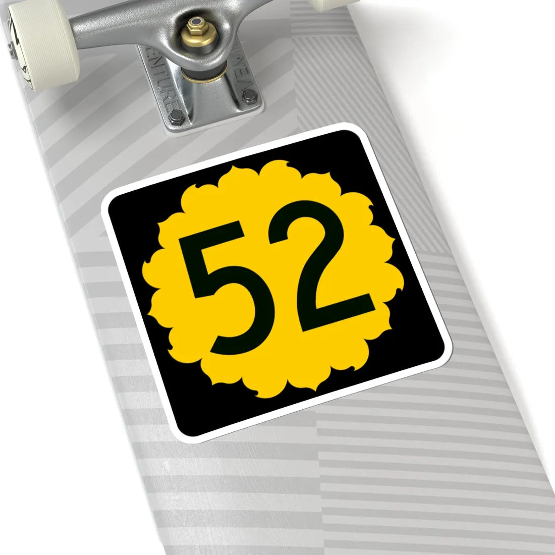 K-52 (Kansas) (Road Sign) STICKER Vinyl Kiss-Cut Decal - The Sticker Space