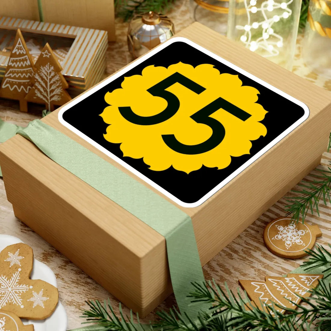 K-55 (Kansas) (Road Sign) STICKER Vinyl Kiss-Cut Decal - The Sticker Space