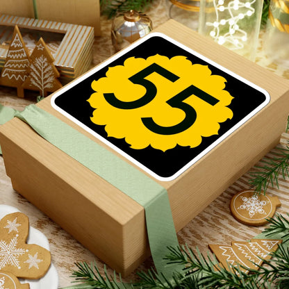 K-55 (Kansas) (Road Sign) STICKER Vinyl Kiss-Cut Decal - The Sticker Space