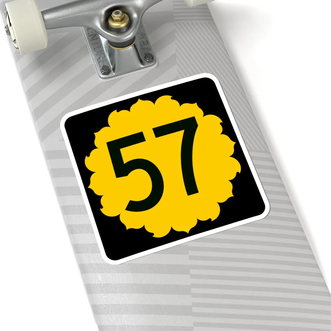 K-57 (Kansas) (Road Sign) STICKER Vinyl Kiss-Cut Decal - The Sticker Space
