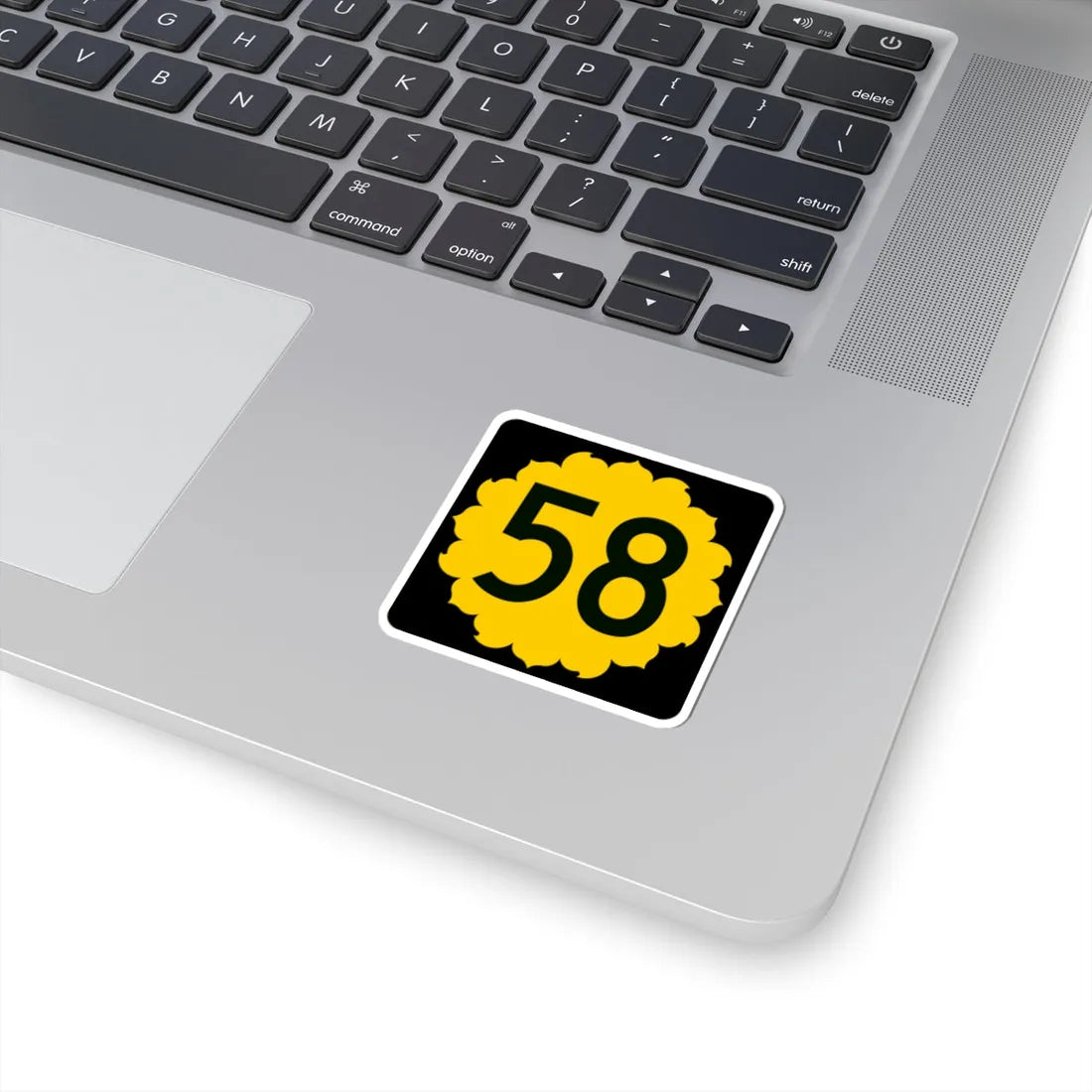 K-58 (Kansas) (Road Sign) STICKER Vinyl Kiss-Cut Decal - The Sticker Space