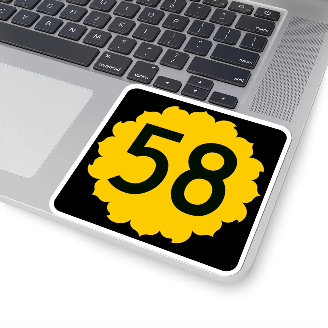 K-58 (Kansas) (Road Sign) STICKER Vinyl Kiss-Cut Decal - The Sticker Space