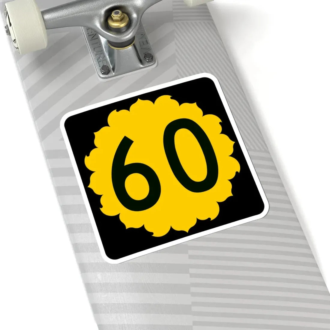 K-60 (Kansas) (Road Sign) STICKER Vinyl Kiss-Cut Decal - The Sticker Space