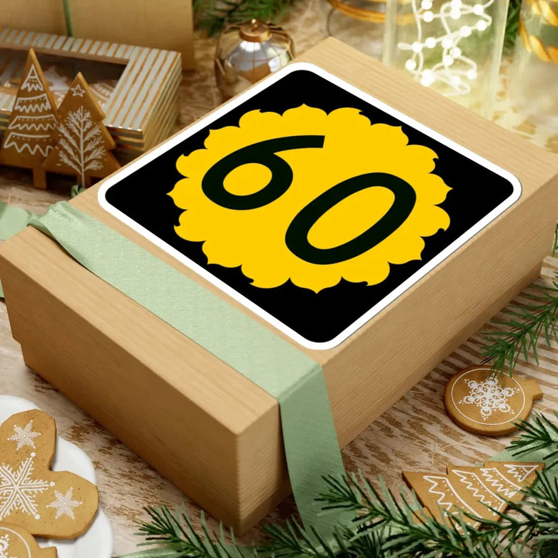 K-60 (Kansas) (Road Sign) STICKER Vinyl Kiss-Cut Decal - The Sticker Space