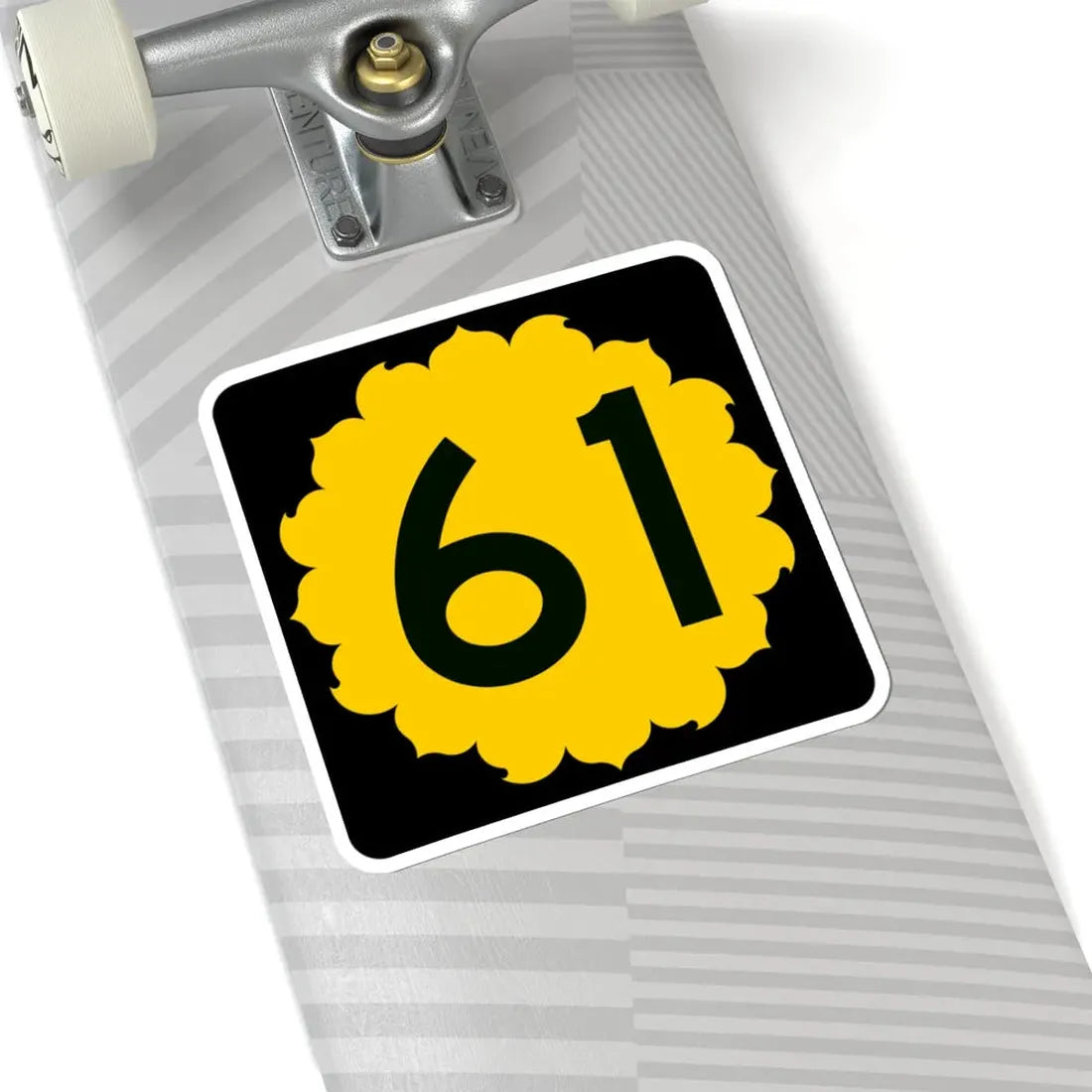 K-61 (Kansas) (Road Sign) STICKER Vinyl Kiss-Cut Decal - The Sticker Space